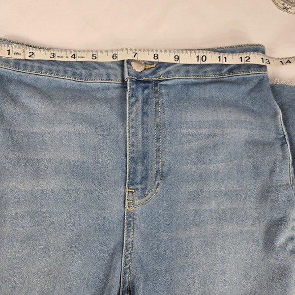 Free People High-waisted super wide-leg flare boho festival chic Jeans Tag 28x33 - Picture 5 of 10